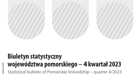 Biuletyn statystyczny województwa pomorskiego - 4 kwartał 2023 r. - okładka
