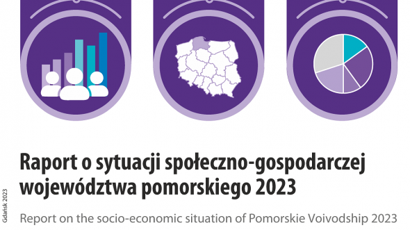 Raport o sytuacji społeczno-gospodarczej województwa pomorskiego 2023 - okładka Publikacji