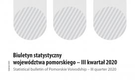 Biuletyn statystyczny województwa pomorskiego - III kwartał 2020 r. - okładka