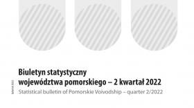 Biuletyn statystyczny województwa pomorskiego - 2 kwartał 2022 r. - okładka