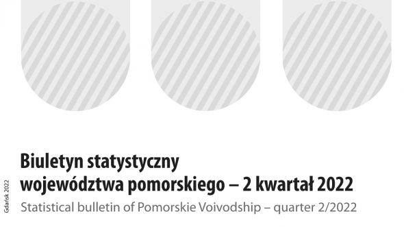 Biuletyn statystyczny województwa pomorskiego - 2 kwartał 2022 r. - okładka