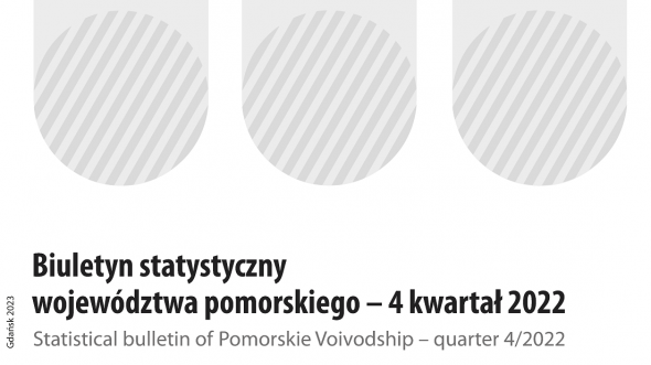 Biuletyn statystyczny województwa pomorskiego - 4 kwartał 2022 r. - okładka