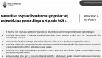 Komunikat o sytuacji społeczno-gospodarczej województwa pomorskiego w styczniu 2021 r. Foto