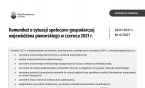 Komunikat o sytuacji społeczno-gospodarczej województwa pomorskiego w czerwcu 2021 r. Foto