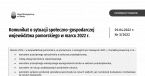 Komunikat o sytuacji społeczno-gospodarczej województwa pomorskiego w marcu 2022 r. Foto