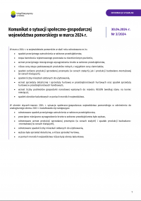 Pierwsza strona opracowania - szczegóły w pliku komunikat marzec 2024.pdf