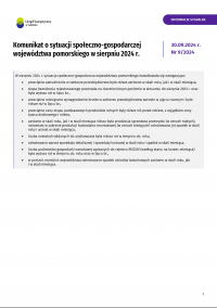 Pierwsza strona opracowania - szczegóły w pliku komunikat sierpień 2024.pdf