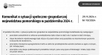 Komunikat o sytuacji społeczno-gospodarczej województwa pomorskiego w październiku 2024 r. Foto