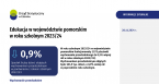 Edukacja w województwie pomorskim w roku szkolnym 2023/24 Foto