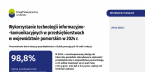 Wykorzystanie technologii informacyjno-komunikacyjnych w przedsiębiorstwach w województwie pomorskim w 2024 r. Foto