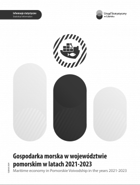Białe tło, u góry informacja o rodzaju wydawniczym, poniżej ikonka statku, poniżej tytuł poblikacji