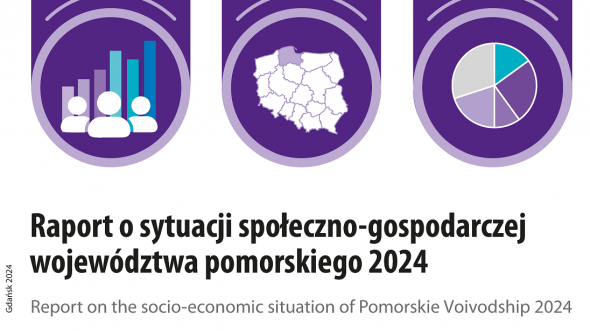 Raport o sytuacji społeczno-gospodarczej województwa pomorskiego 2023 - okładka Publikacji