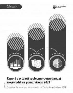 Raport o sytuacji społeczno-gospodarczej województwa pomorskiego 2023 - okładka Publikacji