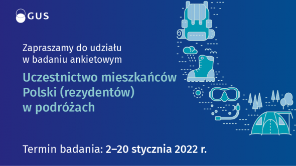 Badanie - Uczestnictwo mieszkańców Polski (rezydentów) w podróżach 2-20.01.2022