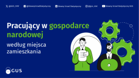 Niebieskie tło, na górze ikonki społecznościowe, poniżej z lewej tytuł opracowania, po prawej obrazek ilustrujący pracę