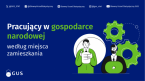 Pracujący w gospodarce narodowej według miejsca zamieszkania Foto