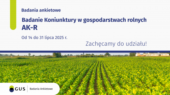 U góry tytuł badania,  poniżej zdjęcie pola z uprawami