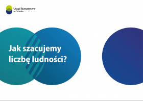 U góry logo Urzędu Staystycznego w Gdańsku, poniżej tytuł Jak szacujemy liczbę ludności